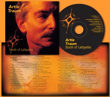 Artie Traum CD packaging