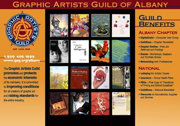 Graphic Artists Guild of Albany's Trade Show Display